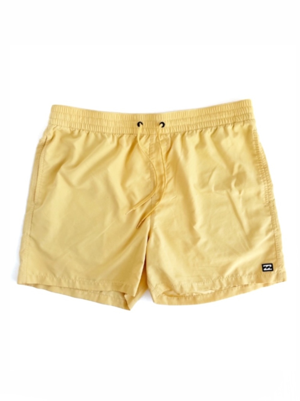 Billabong Women’s XL Swim Shorts Yellow Recycled Polyester